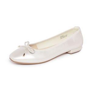 Reemoor | Flat Large Size Versatile Ballet Flats Patent Leather Shoes