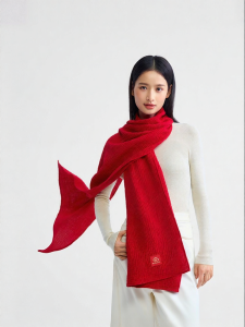 Purcotton | Cotton Red New Year Scarf