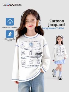 Girls Long Sleeve T-shirt Fashion Spring Top