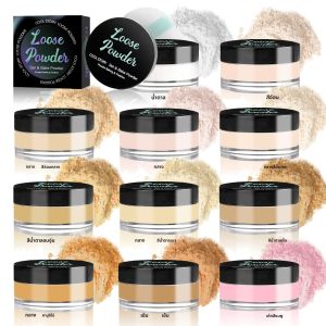 แป้งฝุ่นควบคุมความมัน Fixing แต่งหน้าที่มองไม่เห็น Pore คอนซีลเลอร์น้ําผึ้ง Powder Face Finishing Touch Up Powder ติดทนนาน