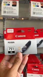 ตลับหมึกอิงค์เจ็ท Canon CLI-751 BK สําหรับ Canon PIXMA IX6770/6870/IP8770/7270 MG5570/5470/6470/6370/7170
