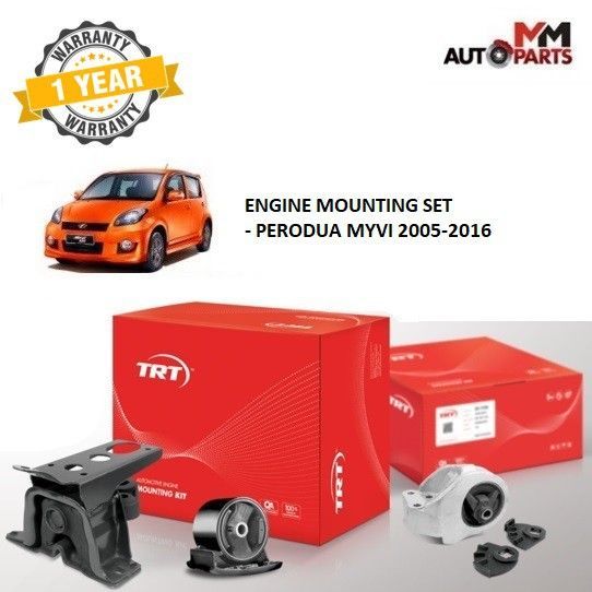 ENGINE MOUNTING FULLSET - PERODUA MYVI 1.0 / 1.3 / 1.5 , AUTO / MANUAL ...