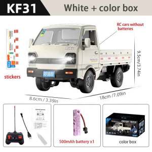XMSJ | 1:16/18 RC CAR Simulation Drift Climbing Truck Led Light Small Cargo Remote Control Car Electric Toy Model for Kid Birthday Gift