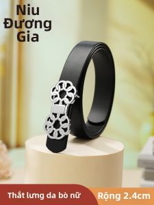 NIUDANGJIA | Red Leather Belt for Women