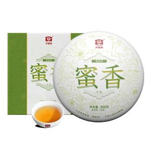 Honey Fragrant Raw Pu-erh Tea Cake 300g