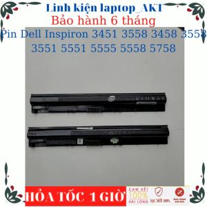 Pin laptop Dell Inspiron 3451 3558 3458 3558 3551 5468 5551 5555 5558 5758- M5Y1K ZIN-40Wh