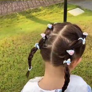 Baby Shine 20 Pcs/Set Ikat Rambut Bayi Lucu Tali Rambut Elastis Warna Warni