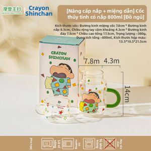 MODERN SWEETHOME | Bình Nước Kính Dung Lượng Lớn Có Nắp