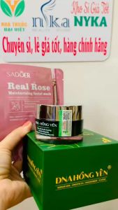 Nám không bong DNA hồng yến huyết yến dưỡng da trắng sáng mềm mịn đều màu căng bóng trẻ hóa chống lão hóa da cấp ẩm sâu Nines Beauty