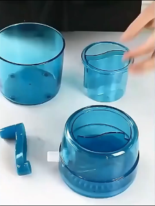 เครื่องทำน้ำแข็งไสมือ เครื่องทำน้ำแข็งไสแบบมือหมุน เครื่องทำน้ำแข็งไส ไม่ต้องใช้ไฟฟ้า ทำความสะอาดง่าย