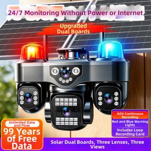 difang | Outdoor Waterproof Solar Camera HD Night Vision 360 Degree View Mobile Remote Monitoring