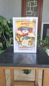 Kado valentine hampers gift box coklat silverqueen / lampu led / hadiah valentine cewek Chocolate