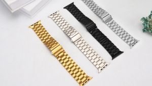 Tali Baja Tahan Karat untuk Watch Ultra 2 Seri  11 10 9 8 7 SE2 SE 6 5 4 3 2 1 IWatch Tali Logam 49mm 46mm 45mm 44mm 42mm 41mm 40mm 38mm ultra 3/SE 3