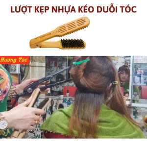 LƯỢT KẸP NHỰA KÉO DUỖI TÓC  giúp tóc vào nếp dễ dàng .