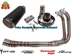 original sc project cr-t carbon jaring pnp cbr 250rr r25 mt25 ninja 250fi header kolong suara bass gahar