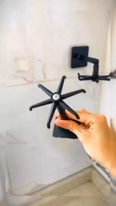 Organizer Seamless Hook Bathroom Accessories Wall Hanger 360 Rotating Coat Hanger Spoon Rack Kitchen