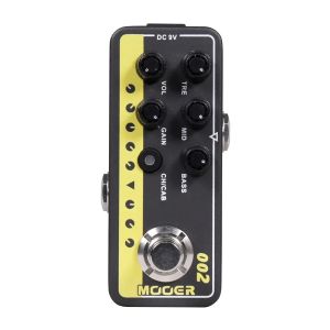 Mooer | MOOER 002 Uk Gold 900 Guitar Effects Pedal Classical English Rock Tone Effect Digital Preamp Guitar Compressor Guitar Parts
