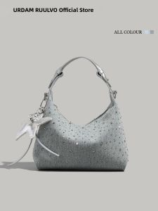 URCDN RDALVO | Luxury Small Niche Rhinestone Embellished Womens Handbag