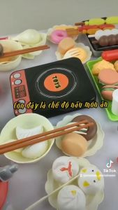 Bộ đồ chơi nấu ăn cho bé gái trai 2 3 4 5 tuổi mini giá rẻ thông minh phát triển trí tuệ