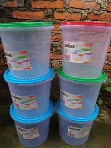 ⭐⭐⭐⭐⭐HARGA DISKON !! 6 pcs toples lebaran/toples plastik serbaguna 5liter/toples plastik berkualitas/toples kerupuk/toples peyek