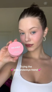 SHEGLAM Face & Under Eye 2 In 1 Setting Powder Duo- Pink Brightening Oil Control Loose Setting Powder Matte Poreless Waterproof Long Lasting Pressed Powder Makeup Cosmetics