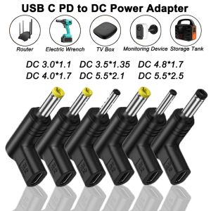 Đầu chuyển đổi USB Type C sang Jack DC 5V/9V/12V hỗ trợ sạc PD laptop thiết bị 3.0/3.5/4.0/4.8/5.5