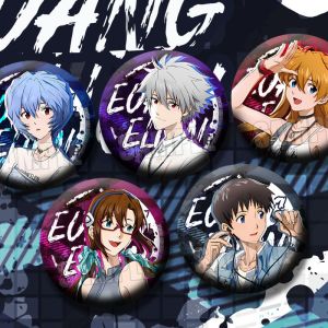Nhãn Trang Trí Hai Phát Sáng EVA Anime Tomorrows Gagaku PVC 75mm Trang Trí Bàn Phím Kẹp Kẹp Móc Treo Đồ Chơi