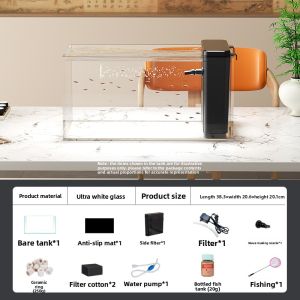 KUOTING | Ultra-clear Filtering Oxygen Producing Aquarium