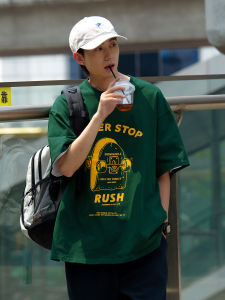 เสื้อยืดคอกลมแขนสั้นทรงหลวมสไตล์อเมริกัน NOCLUE สำหรับผู้ชายและผู้หญิง ทรงหลวม สีขาว ทรงพอดีตัว ใส่สบาย ระบายอากาศได้ดี