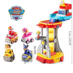 Bộ Đồ Chơi Tháp Canh Paw Patrol Với Chase Skye Knight Pullback Cars Trung Tâm Chỉ Huy Tháp Canh Đồ Chơi Cho Trẻ Em Quà Tặng Sinh Nhật Giáng Sinh