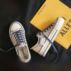 รองเท้าผ้าใบผู้หญิง สไตล์ลำลอง ระบายอากาศได้ดี สีขาว รองเท้าผ้าใบสปอร์ต ทรงสปอร์ต ฤดูร้อน รองเท้าผ้าใบผู้หญิง