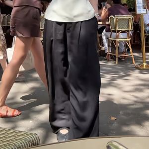 JUENONG | Summer Elegant Old Money Style Camisole and Trousers Set