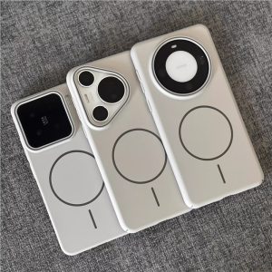 เคสโทรศัพท์อะคริลิก Beats Titanium Grey Magsafe ดูดซับแม่เหล็ก Magic7pro สำหรับ Huawei Mate60pro ดีไซน์เรียบหรู