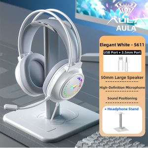 AULA | Noise-cancelling Gaming Headphones with Microphone for PC