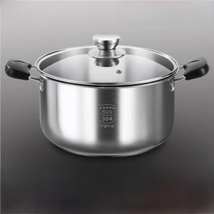 TIANZHENTONGXIU | Heavy Duty 304 Stainless Steel Cooking Pot For Steam Simmer And Boiling