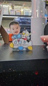 【Mach Gifts】Customised Shaking Head Decor Cute Solar and Battery Dual Mode Acrylic Personalised Gift