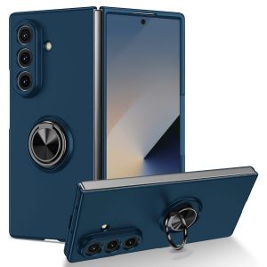 Stylish Slim Matte PC Phone Case For Samsung Galaxy Z Fold 8 Ultra 7 6 5 4 Finger Ring Bracket Magnetic Shockproof Protect Cover