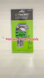 TEKIRO KUNCI L SET 8 PCS MM (PENDEK) / KUNCI L SET / TOOLS - ALAT PERKAKAS HK-SS1202