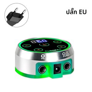 Aurora 2 Tattoo Power Supply Professional Tattoo Power Supply กล่องสําหรับ Coil & Rotary Tattoo Machine ปากกา เอาต์พุตคู่/สีสัน LED