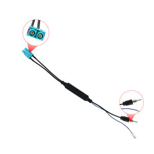 MEKEDE Car Radio Dual Antenna With Amplifier Adapter For Volkswagen Skoda Octavia Golf 5 6 Touran Passat B6 Polo Jetta MK5 MK6