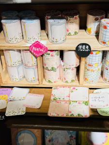 Miếng Dán Giấy Papermessage PPM Ultra Gentle Notes Roll Mùa Thu Trang Chủ Kẹp Giấy Băng Keo Văn Phòng Phẩm Phụ Kiện Sổ Tay