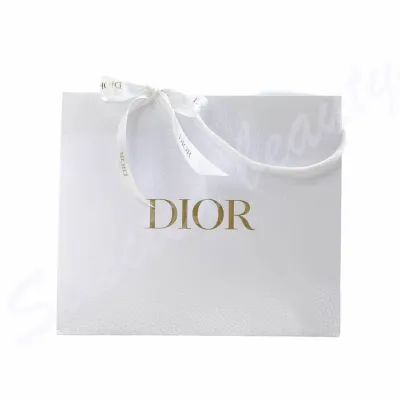 ถุงกระดาษ Dior + โบว์ สีขาว จากห้างเซ็นทรัล 100%