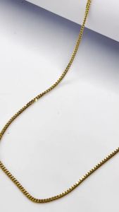 MJ Jewellery 916/22K Gold Solid Machine Curb Chain Necklace R002