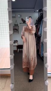 Camelia Set Long Tunik - One Set Wanita Long Tunik Rayon Diamond Premium Setelan Wanita Kekinian