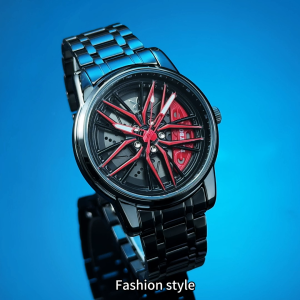 PLAYBOY นาฬิกา ผู้ชาย แฟชั่น หน้าปัดหมุน เรืองแสง กันน้ำ นาฬิกาสปอร์ต พร้อมกล่องของขวัญ