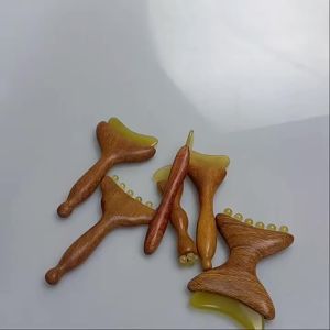 Hot 1Pcs Natural Material Face Lifting And Tightening Eye Massage Stick Reduce Puffiness Sandalwood Massager