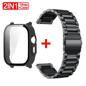 PC Case+Strap For Realme Watch 5 Stainsteel Steel Strap Screen Protector Case For Realme Watch 5 Cover Replacement Correa