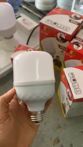 หลอดไฟ LED ไก่ฟ้า ทรงกระบอก 25W - 55W 6500K แสงขาว ขั้วไฟ E27 หลอด LED Bulb