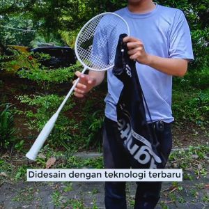 Agnite Raket Badminton / Raket Bulutangkis Full Carbon 100% Serat Karbon Ringan Gratis Tas ER304