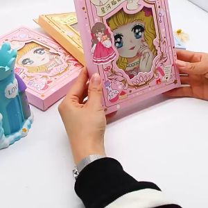 Mainan Tempel Kristal Princess Anak Mainan Art and Craft Crsytal